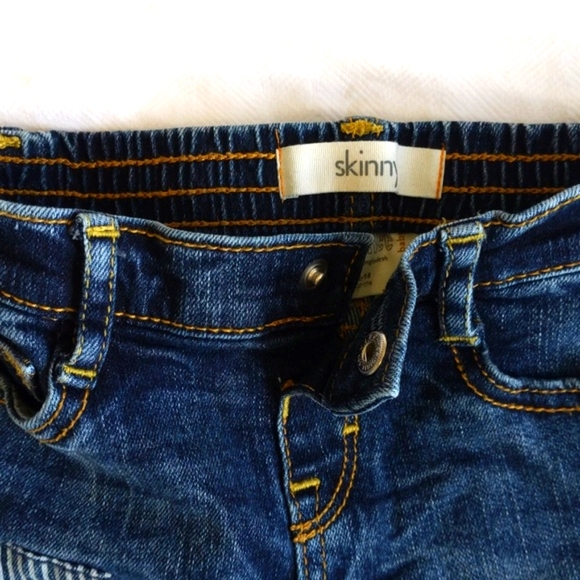 gymboree skinny patchwork denim jeans 18 months baby girl - Picture 4 of 7